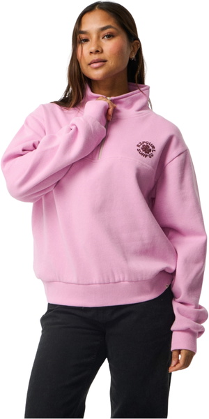2026 Rip Curl Womens Party Wave 1/2 Zip Fleece 0ECWFL - Lilac